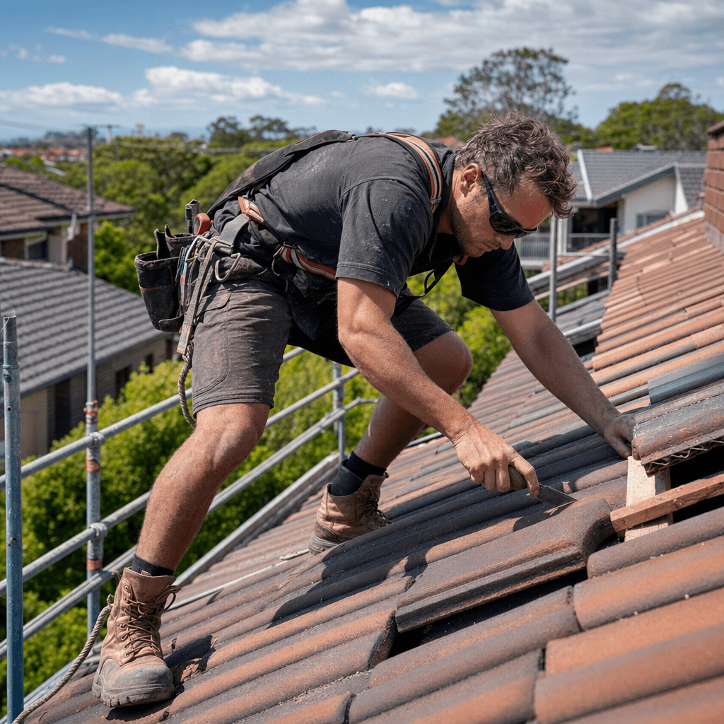 Allwest qualified tiler at work